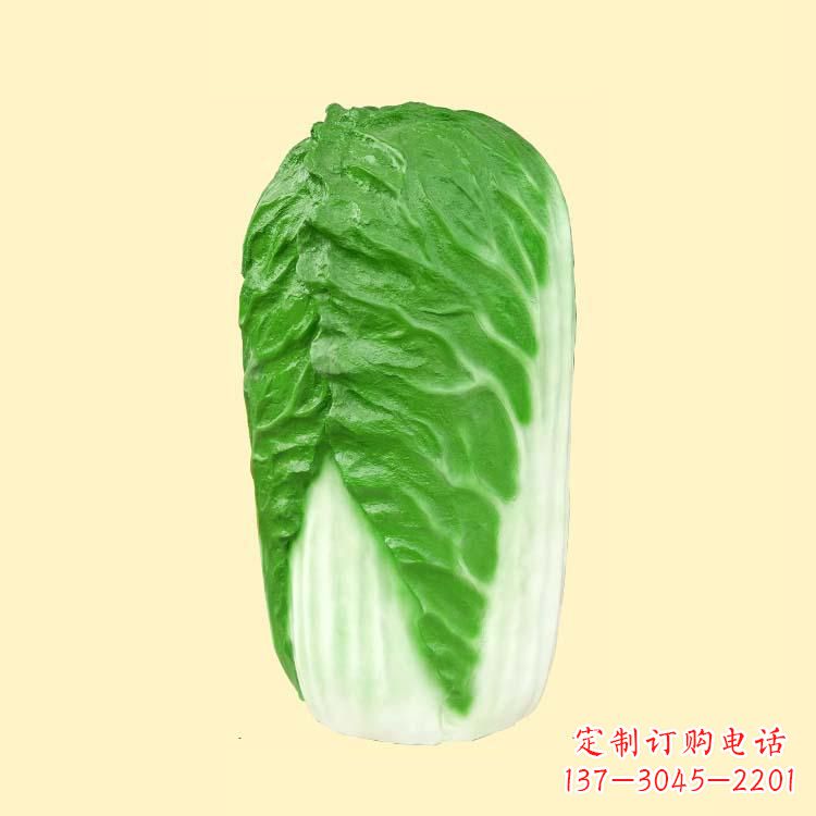 日照玻璃钢白菜雕塑