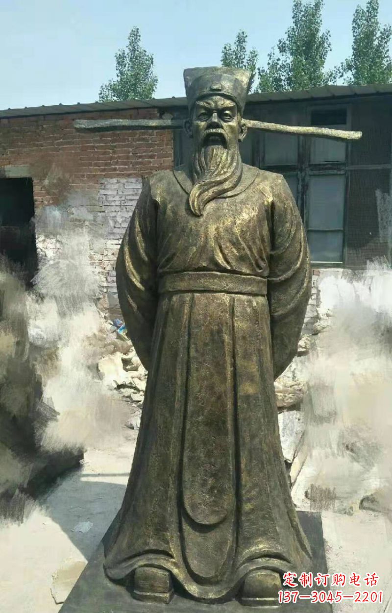日照北宋名臣包拯铜雕