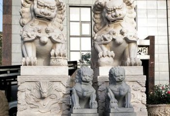 日照石狮子雕塑——守护家园的看门神