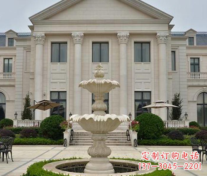 日照别墅景观欧式喷泉石雕_2 (2)