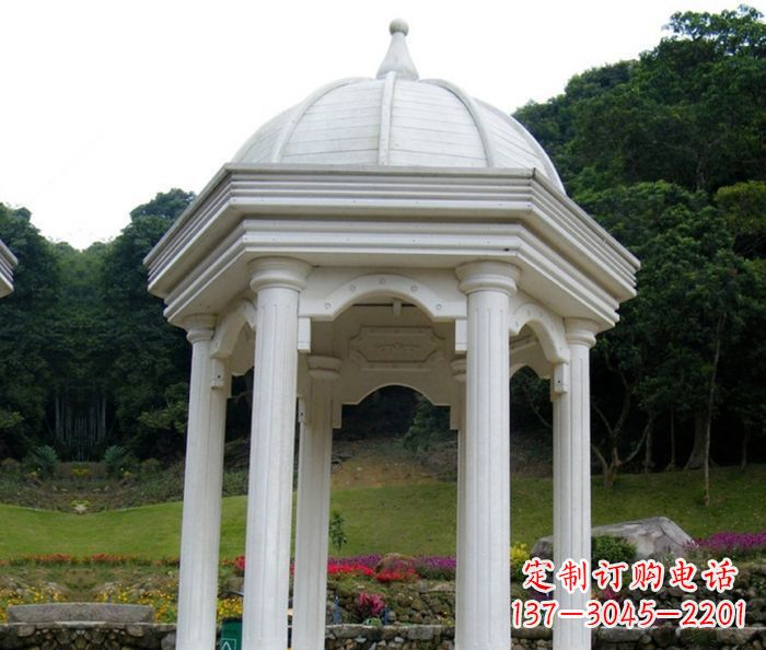 日照欧式石雕凉亭,清凉悠然