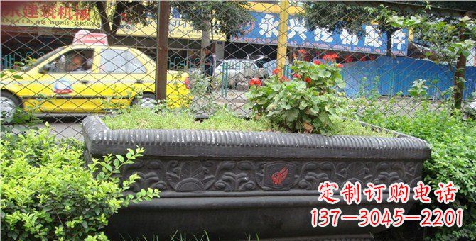 日照玻璃钢仿铜花盆雕塑精美工艺结合现代科技