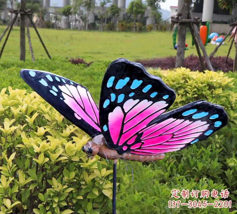 日照玻璃钢蝴蝶雕塑