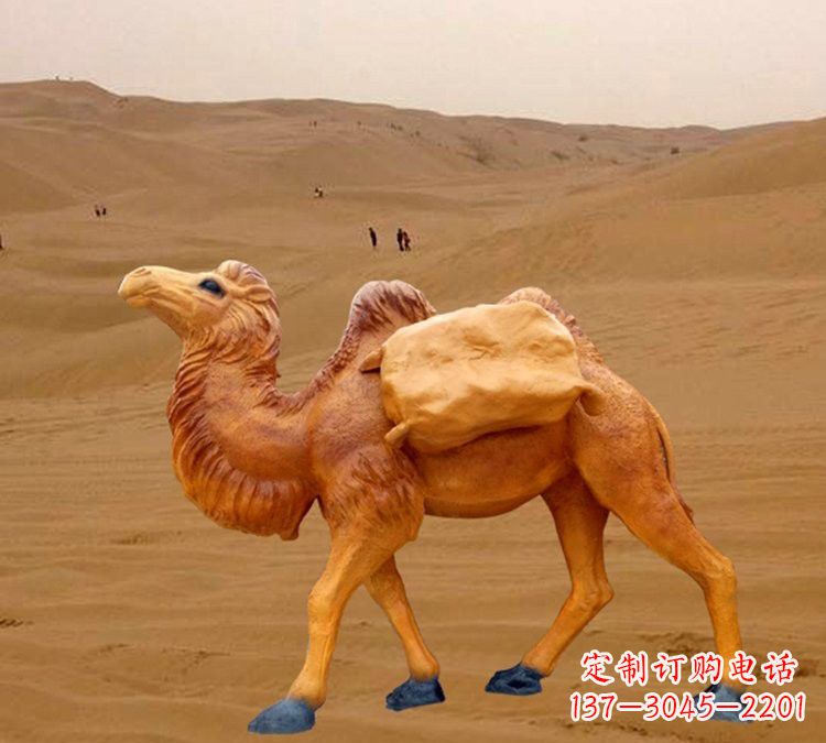 日照玻璃钢骆驼雕塑