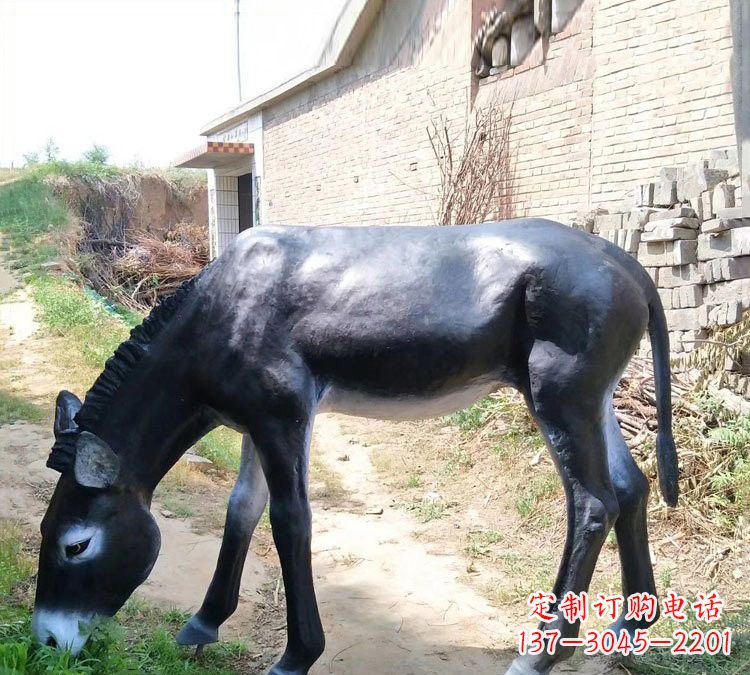 日照玻璃钢雕刻毛驴,传承传统文化