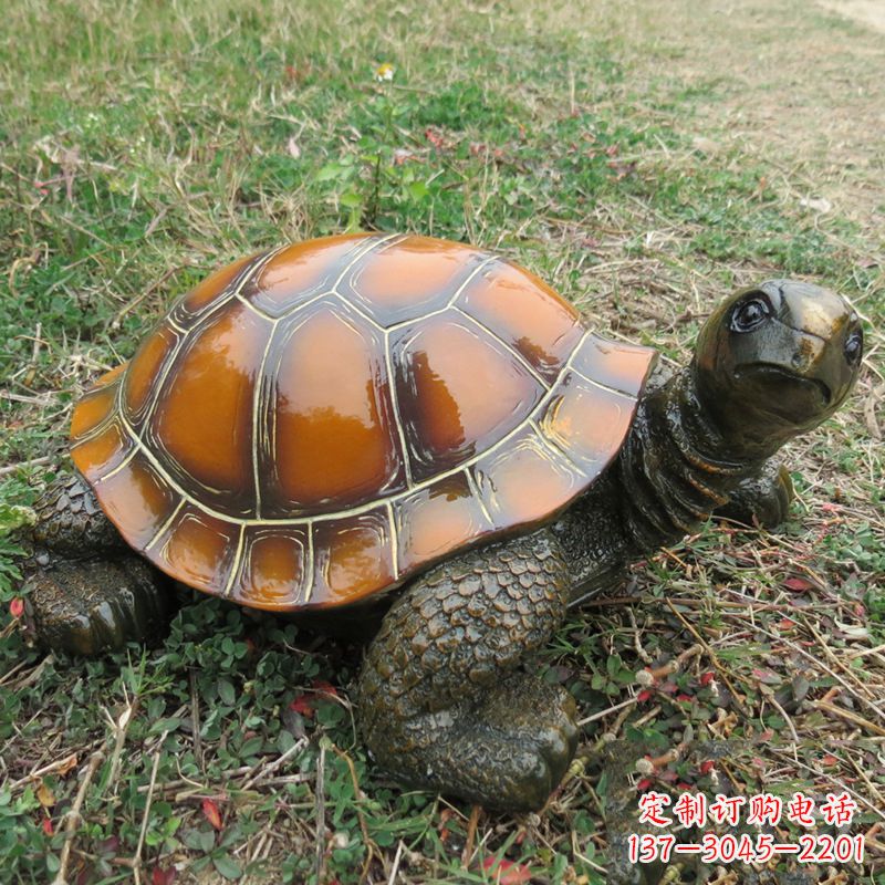 日照玻璃钢制乌龟雕塑——艺术的精美呈现