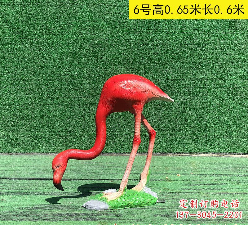 日照精美玻璃钢火烈鸟雕塑