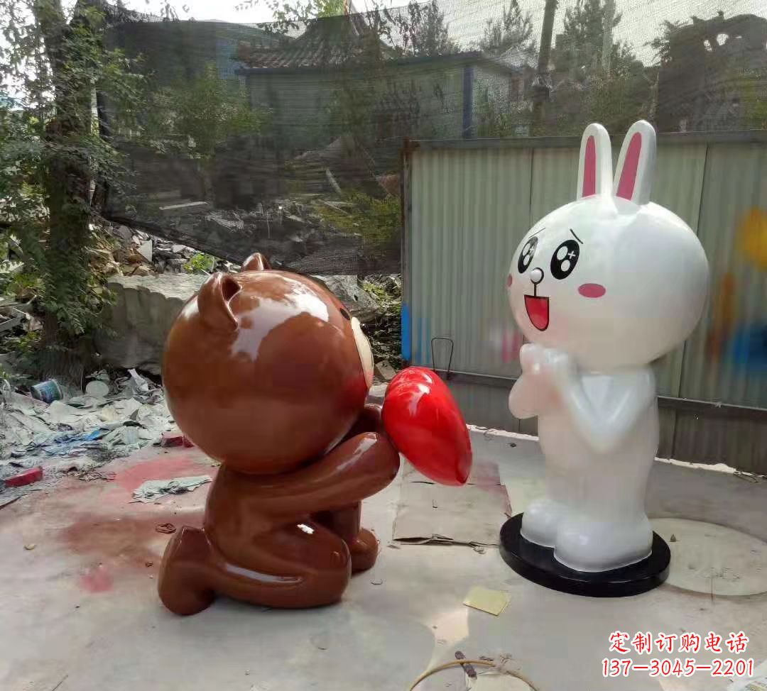 日照玻璃钢卡通熊猫雕塑精美的动物雕塑