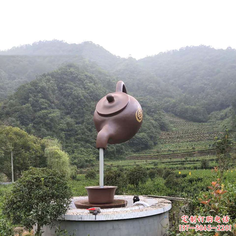 日照玻璃钢天壶喷泉精致而神奇的雕塑