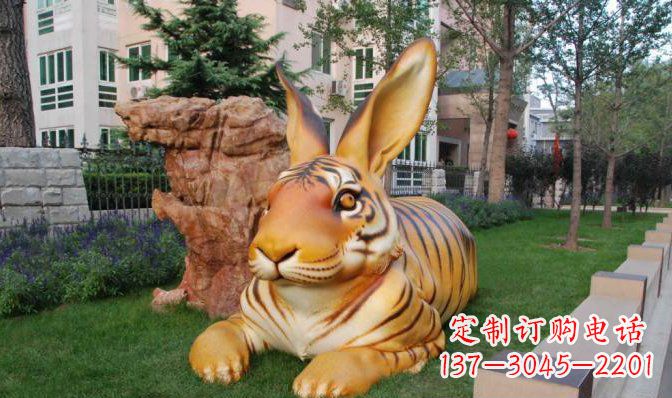 日照玻璃钢兔子雕塑精致、经典、永恒
