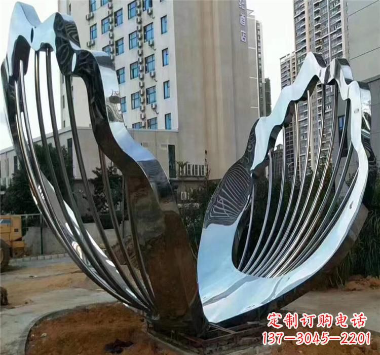 日照不锈钢贝壳雕塑艺术与自然的完美结合