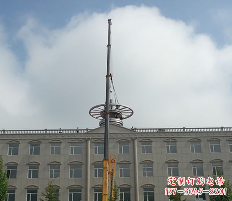 日照不锈钢避雷针雕塑——安全保护灵感之源
