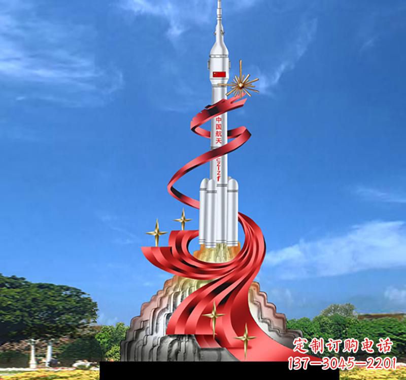 日照嫦娥飞天——不锈钢嫦娥雕塑
