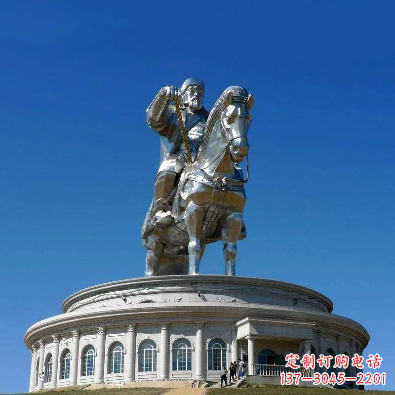 日照不锈钢成吉思汗雕塑——一座引人入胜的大型雕塑