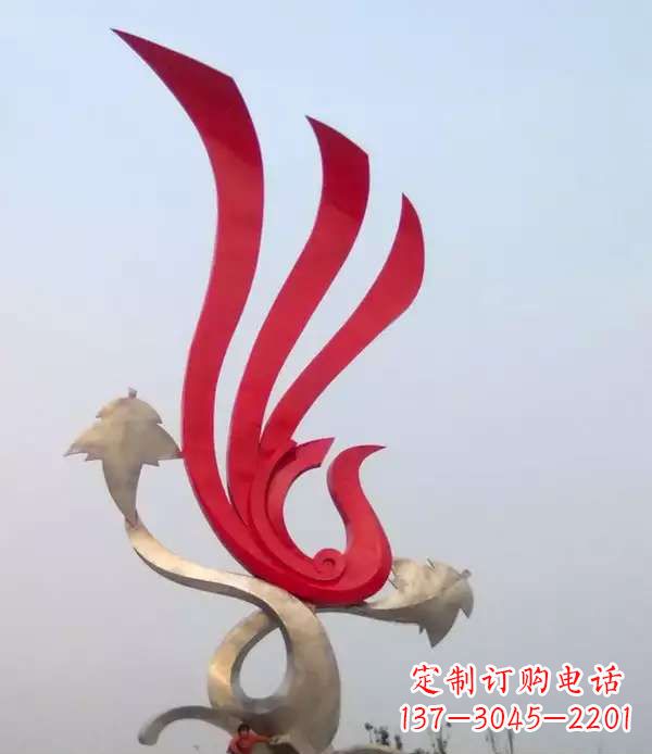 日照不锈钢城市的凤凰雕塑