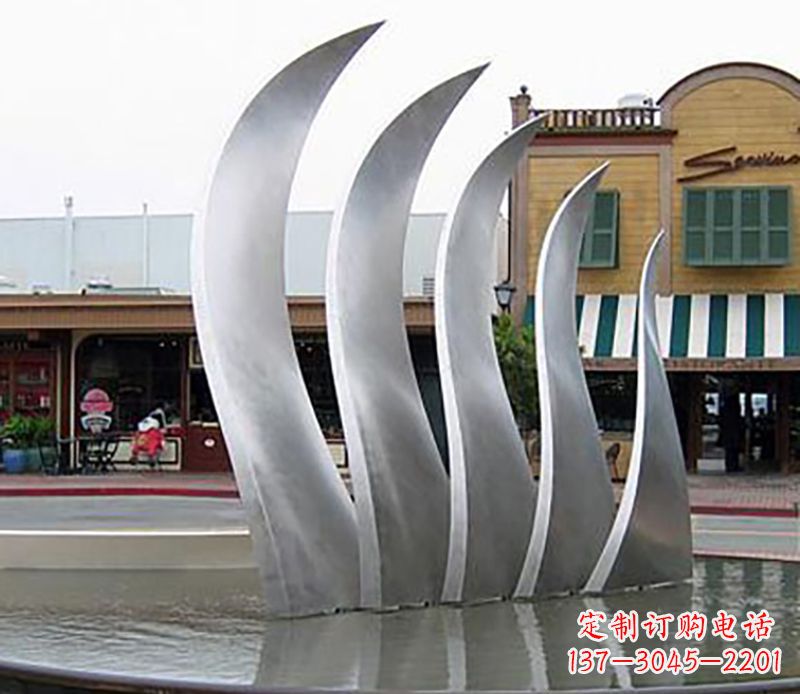 日照不锈钢翅膀雕塑给空中带来力量与美丽