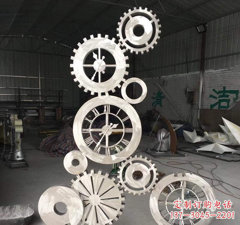 日照齿轮雕塑精致细腻的艺术品