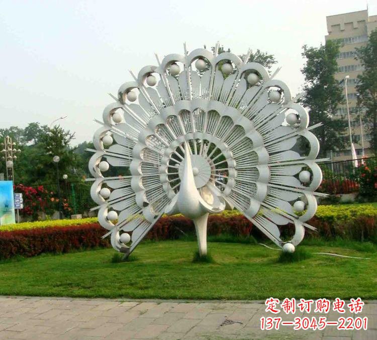 日照不锈钢孔雀雕塑