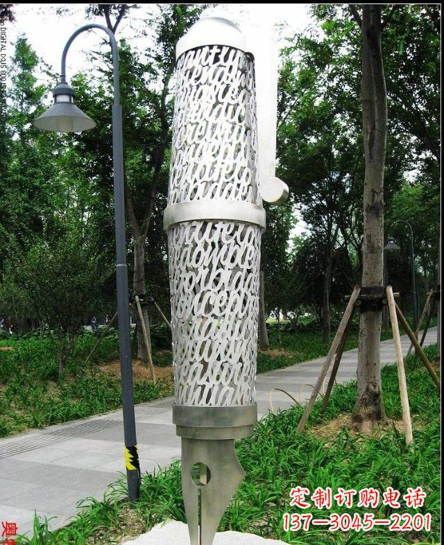 日照不锈钢钢笔雕塑艺术与科技的完美结合