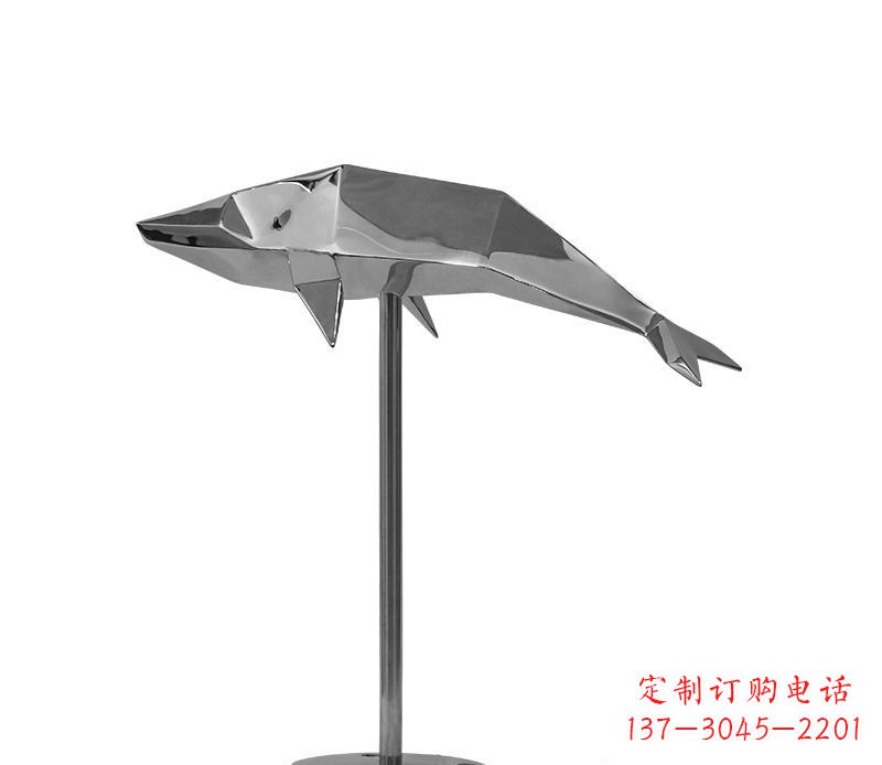 日照不锈钢海豚雕塑