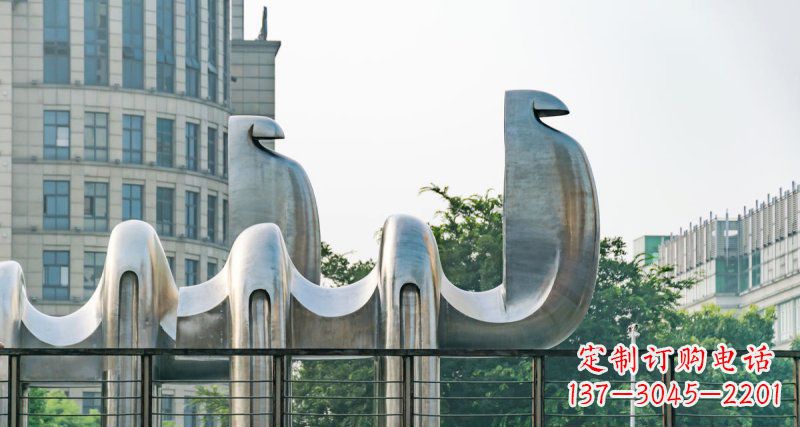 日照不锈钢骆驼给街边带来美丽