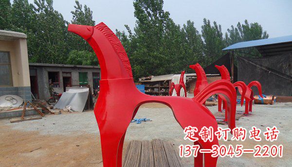 日照不锈钢马雕塑精致而经久