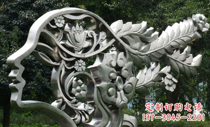 日照不锈钢头像雕塑——精美绝伦