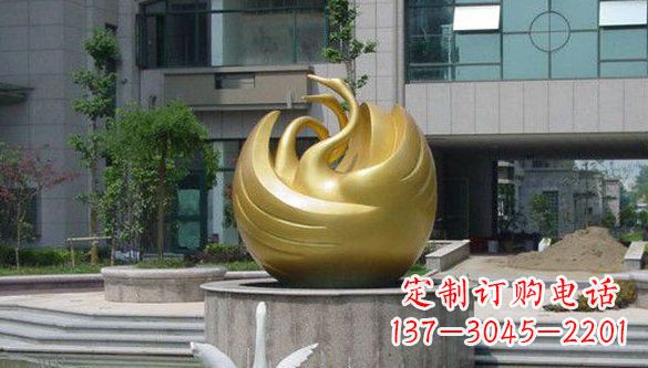 日照不锈钢天鹅雕塑