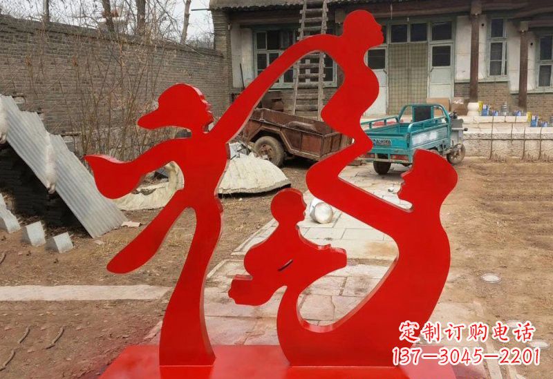 日照不锈钢福字雕塑给家庭带来更多福气