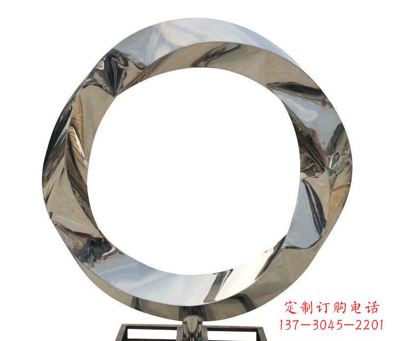 日照不锈钢圆环雕塑——精美而优雅