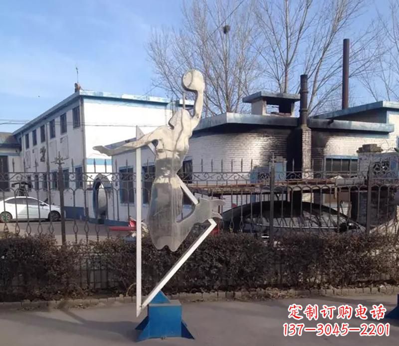 日照制作不锈钢高尔夫雕塑