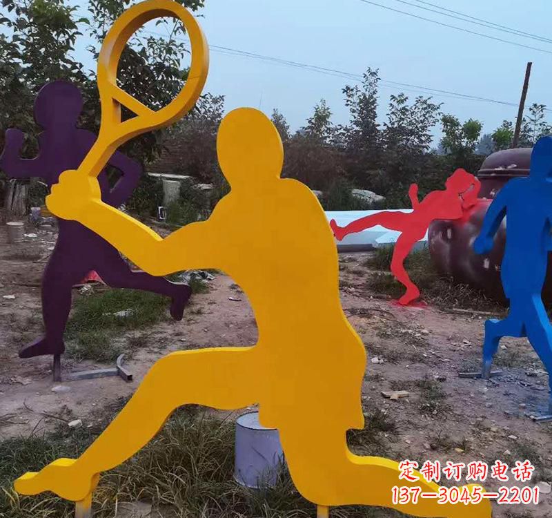日照不锈钢羽毛球雕塑精致、经典、美观