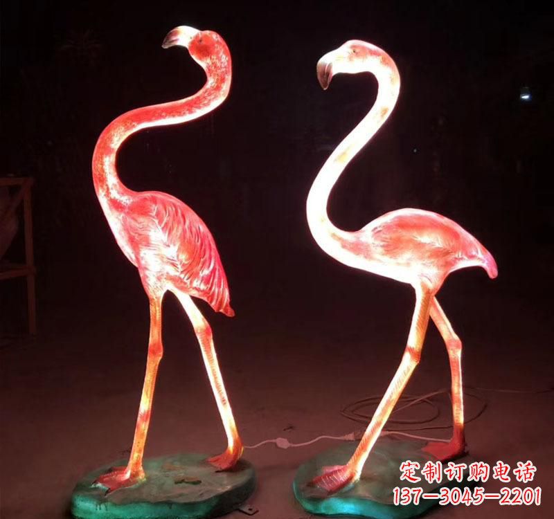 日照不锈钢火烈鸟绚丽多彩的艺术品