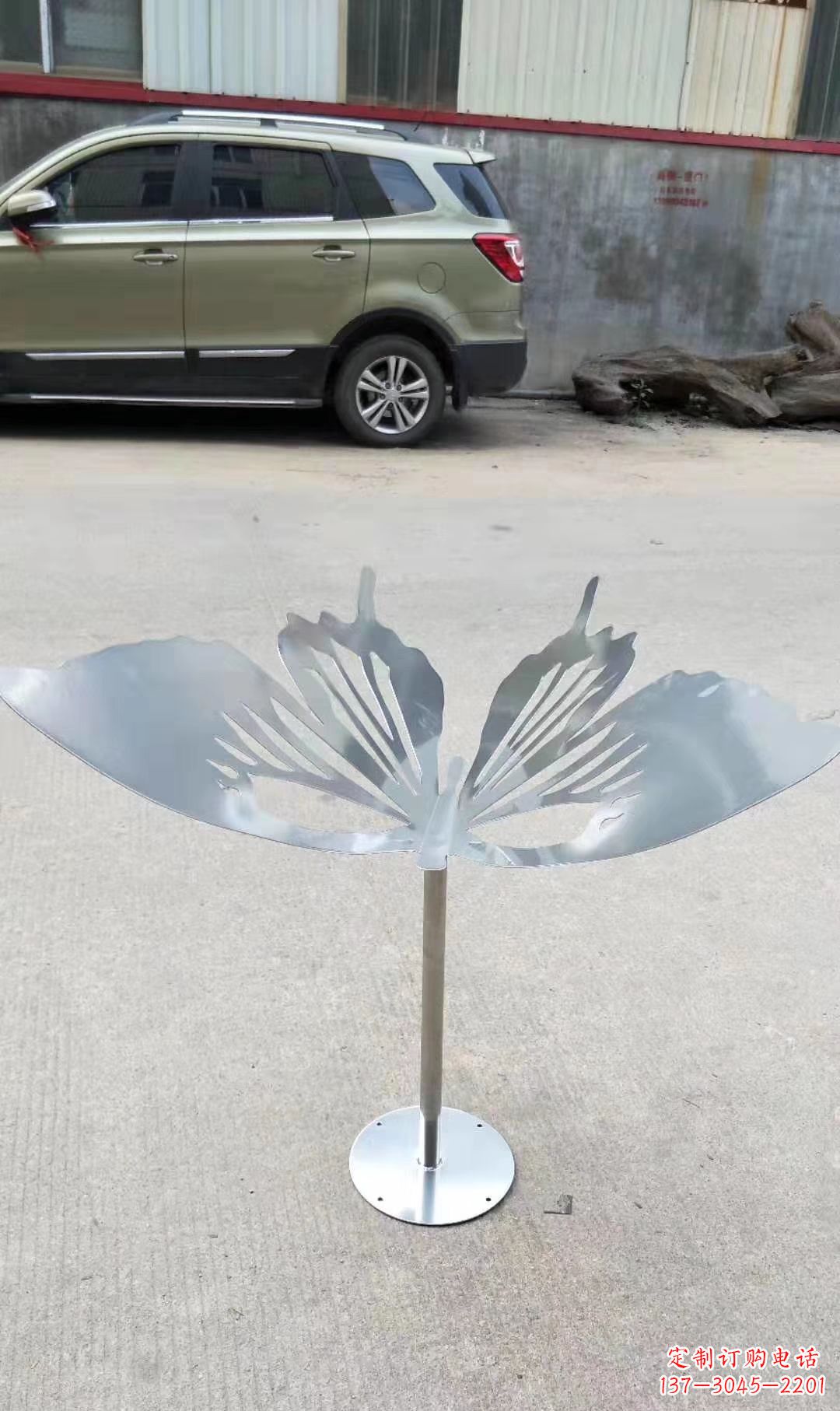 日照绚丽精美的不锈钢蝴蝶雕塑