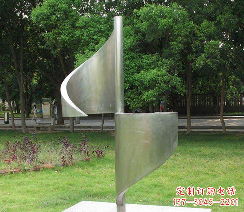 日照精美不锈钢风车雕塑