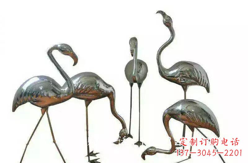 日照不锈钢火烈鸟雕塑——美丽的自然之美