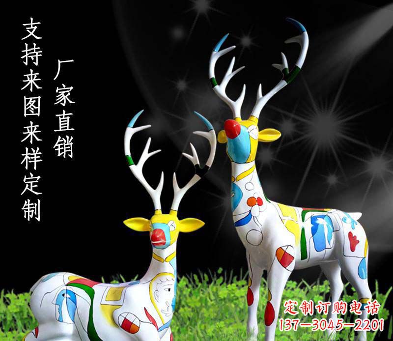 日照不锈钢动物雕塑——小鹿