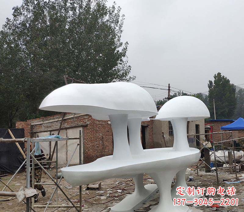 日照不锈钢蘑菇雕塑——美丽的艺术礼物