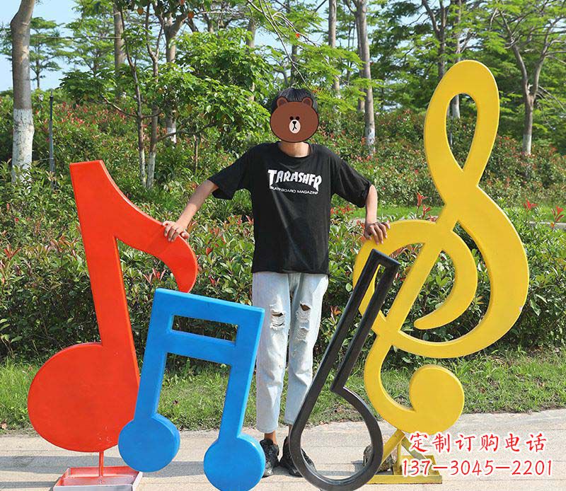 日照不锈钢公园音符雕塑——精美绝伦