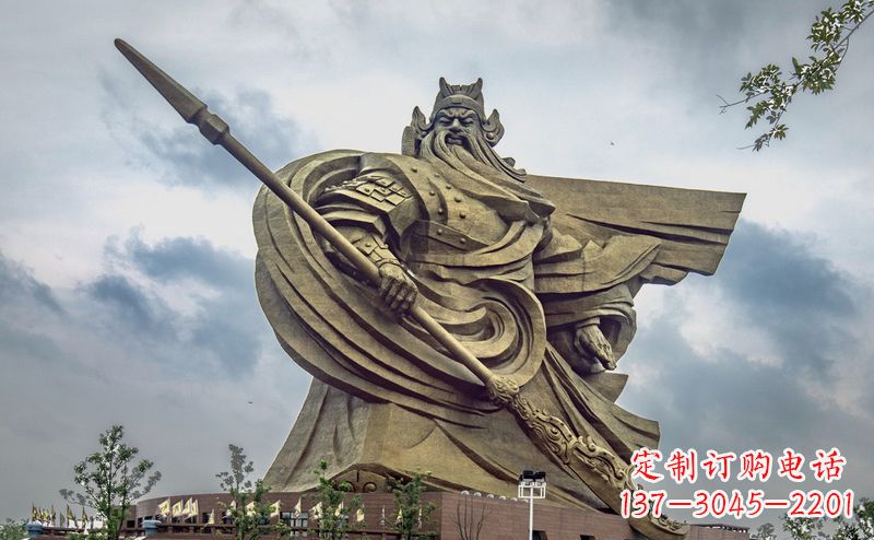 日照不锈钢关公广场雕塑传承中华文化