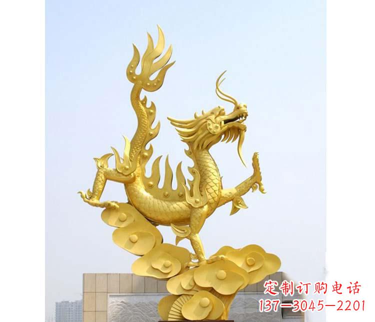 日照不锈钢虎跃雕塑——传承英雄气概