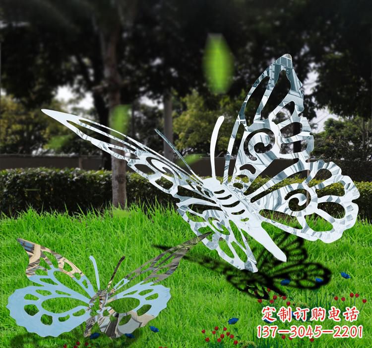 日照不锈钢蝴蝶雕塑艺术的美丽诠释