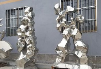 日照不锈钢公园太湖石雕塑