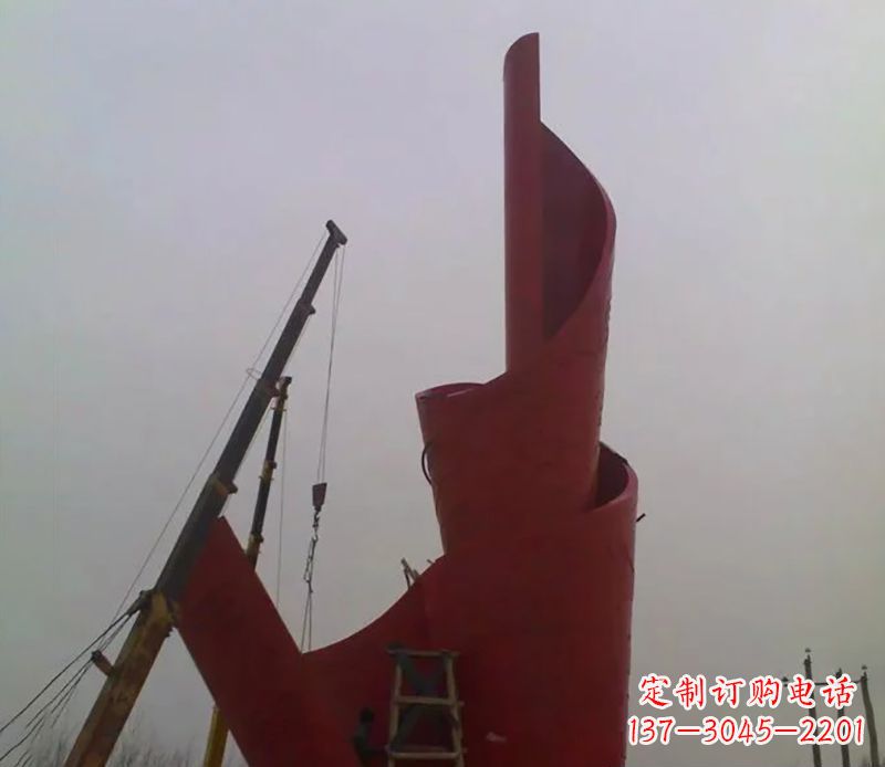 日照不锈钢火炬雕塑点燃社会进步的火炬