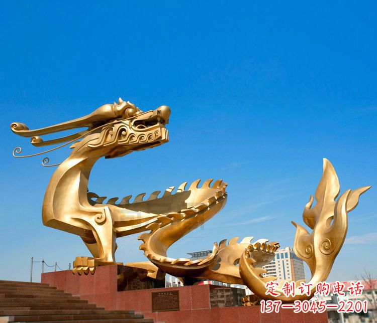 日照不锈钢金龙——雕塑之美