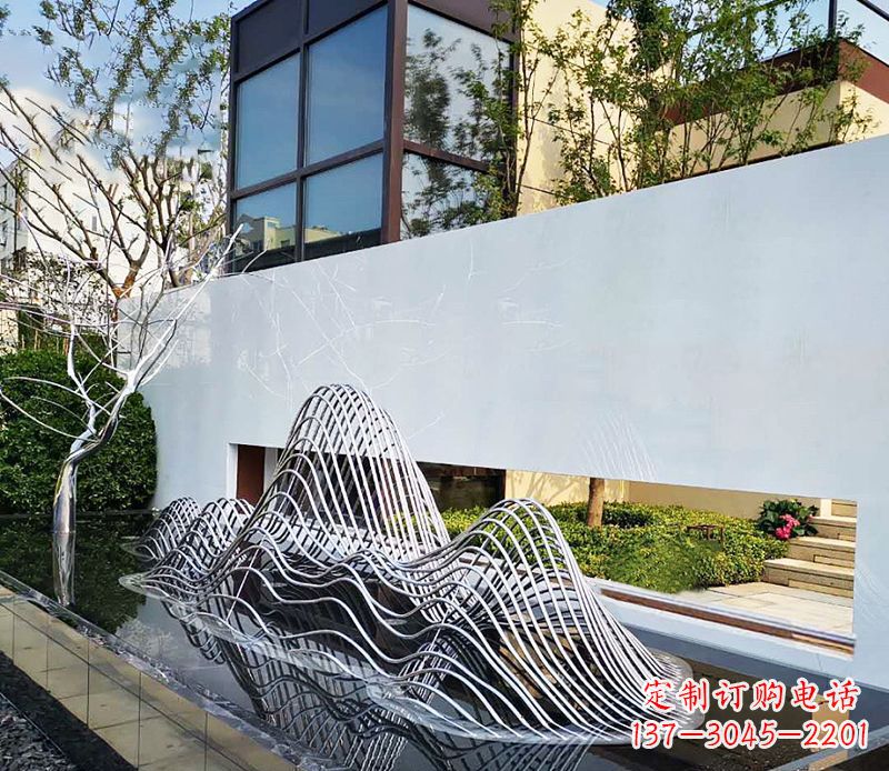 日照不锈钢镂空假山雕塑精美外形,细腻工艺