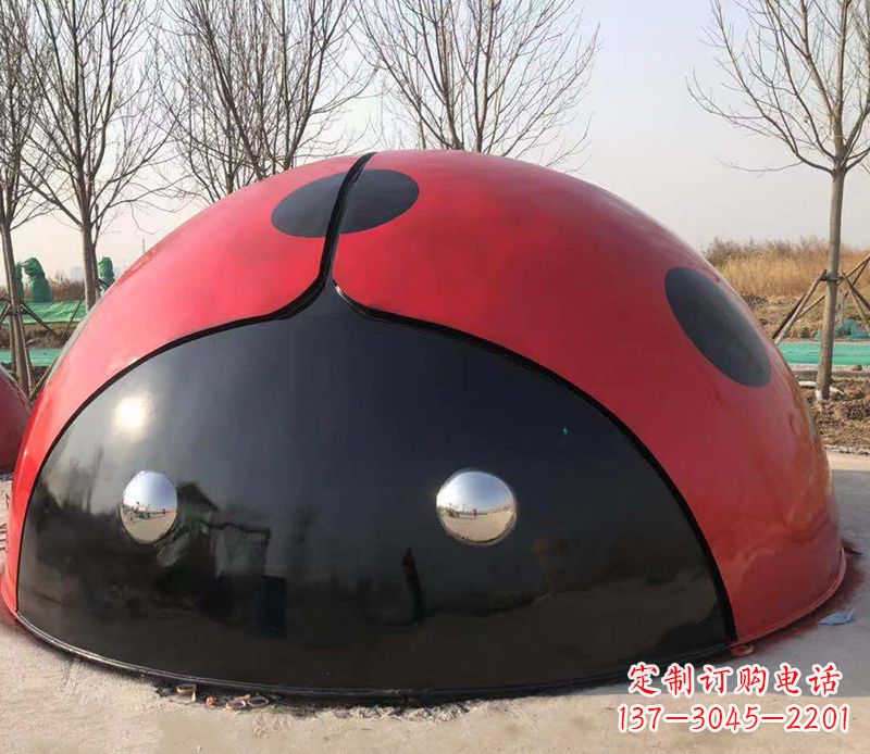 日照不锈钢瓢虫雕塑精致的艺术之美