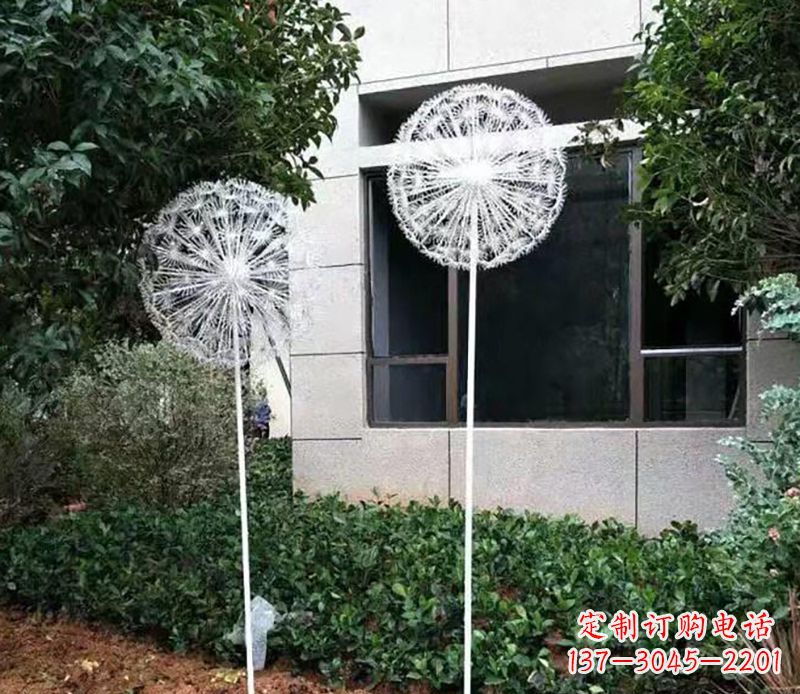 日照不锈钢蒲公英雕塑绚丽多彩