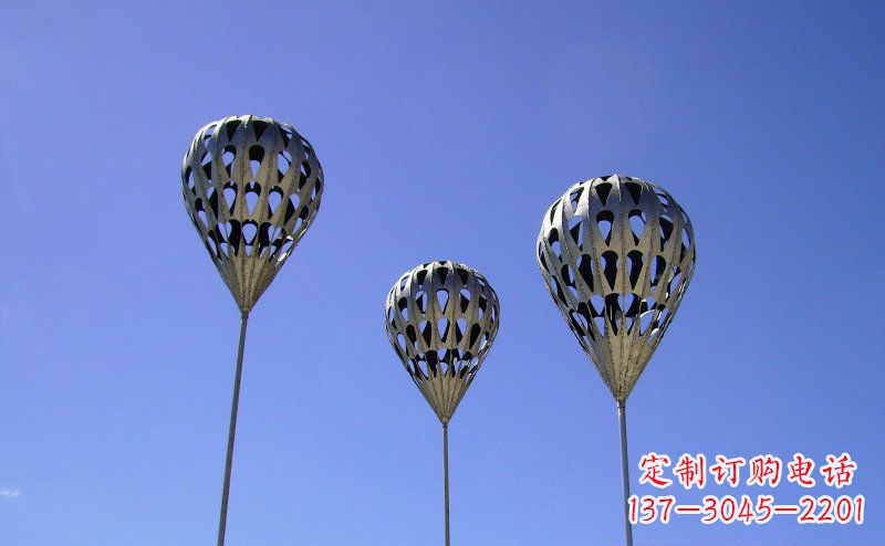 日照不锈钢气球雕塑把美丽带回大自然