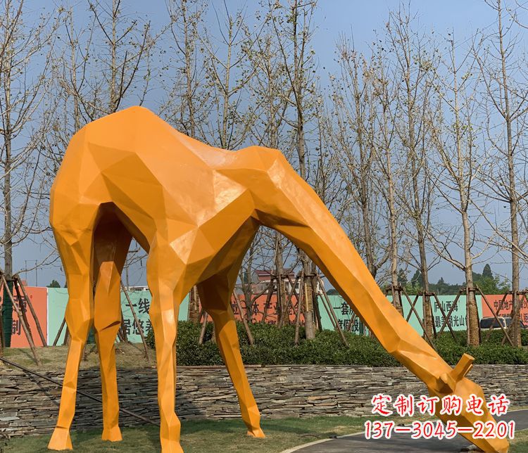 日照不锈钢雕刻的精美动物雕塑